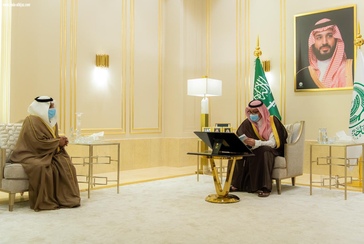 سمو امير الباحة يستقبل رئيس لجنة تراحم بالمنطقة