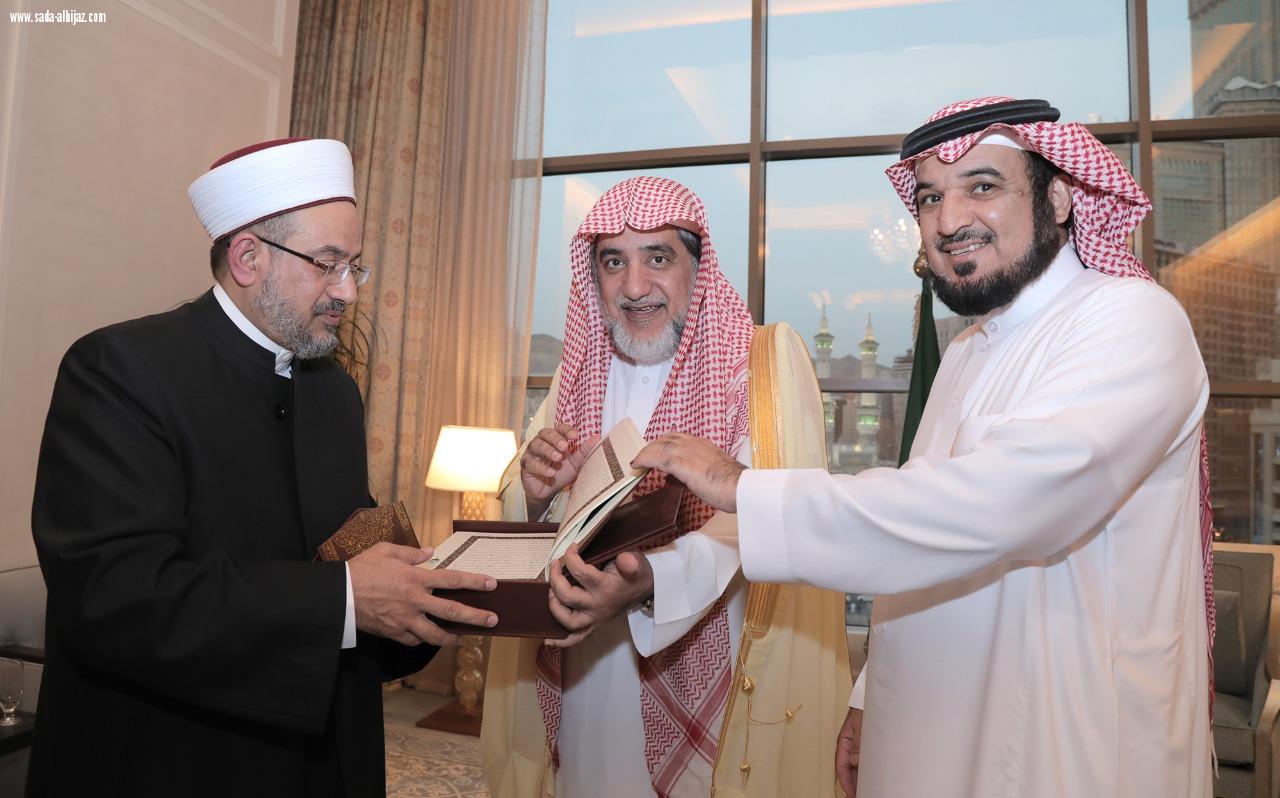  وزير الشؤون الإسلامية التقى وزراء الأوقاف والشؤون الدينية في مصر وباكستان والأردن