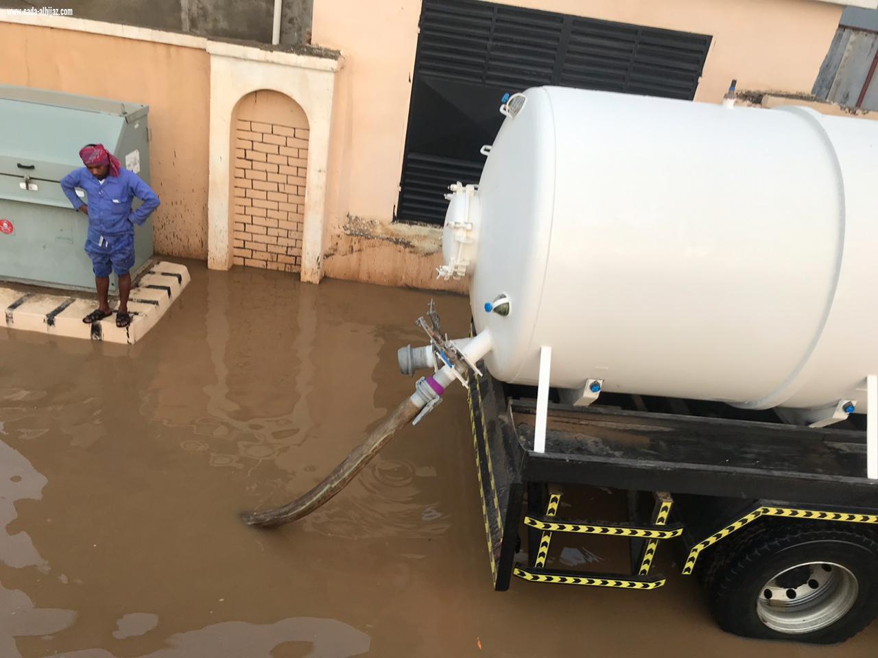 بلدية محافظة الطوال بالحد الجنوبي تستنفر كافة جهودها لمواجهة الأمطار والسيول