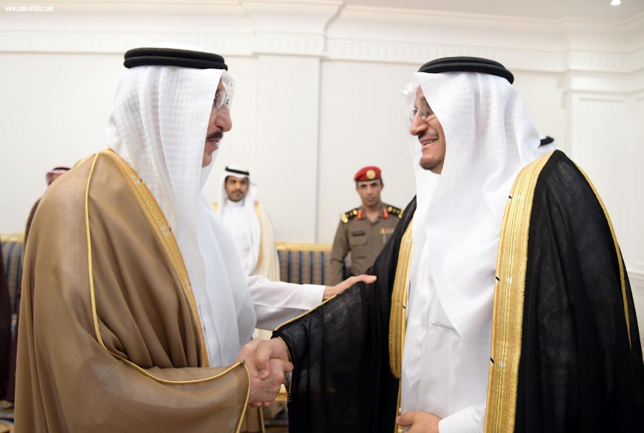 سمو أمير جازان يستقبل وزير التعليم 