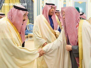 خادم الحرمين الشريفين يستقبل أصحاب السمو الأمراء ومفتي عام المملكة ورئيس مجلس الشورى وأصحاب الفضيلة العلماء والمعالي 