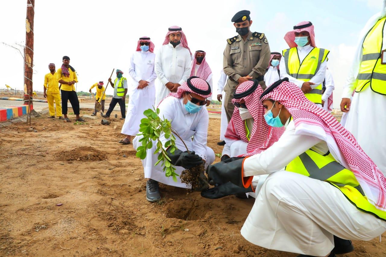 غرس 200 شتلة ومعالجة التشوهات البصرية برعاية التركي بلدية مركز القفل تطلق عدة مبادرات وأنشطة تزامناً مع اليوم العالمي للتطوع 2020م