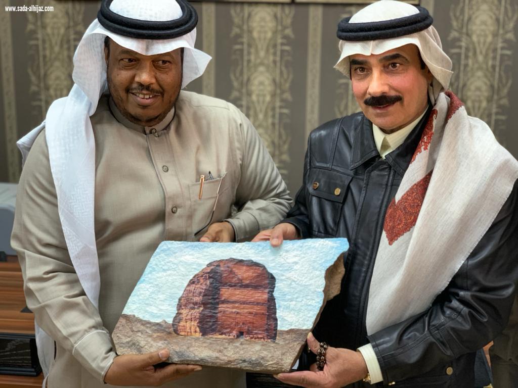 بحضور أعضاء الشرف رئيس نادي العلا،يستقبل رجل أعمال داعم