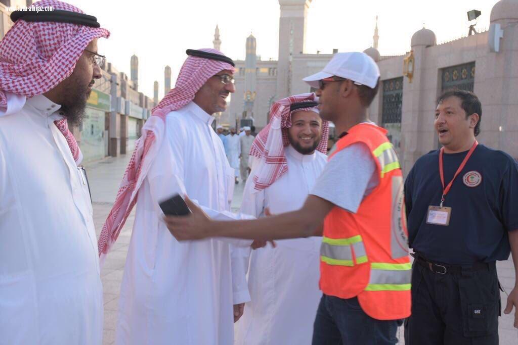 لجنة الحج والعمرة بالهلال الأحمر السعودي تتفقد المراكز الإسعافية بالمدينة المنورة 