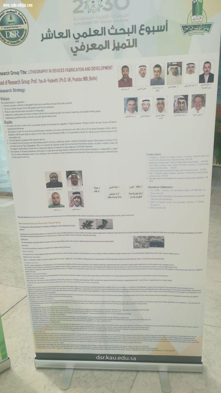 معالي مدير جامعة الملك عبدالعزيز يحتفي بأعضاء هيئة التدريس والطلاب  الفائزين بجوائز التميز المعرفي