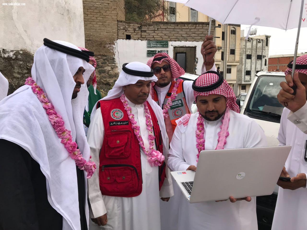 مدير عام التطوع بالهلال الأحمر السعودي يقوم بزيارة خاصة لقسم التطوع بالطائف 