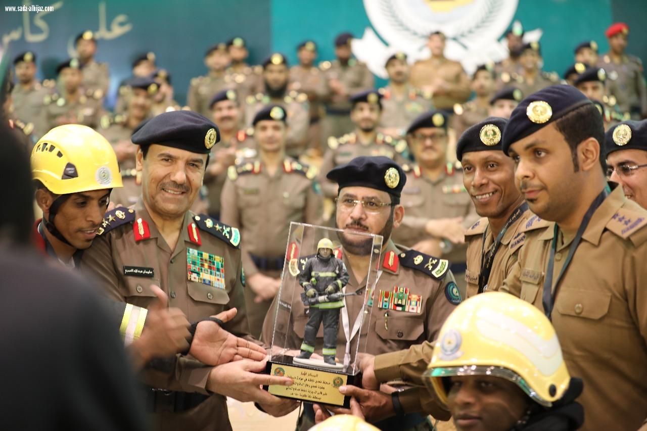 مدير عام الدفاع المدني يرعى اختتام بطولة تحدي رجال الدفاع المدني بالمناطق