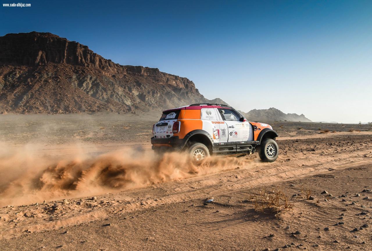 المرحلة الثانية لرالي العلا نيوم تشهد تعلم ألونسو،والراجحي بالتوقيت الأسرع