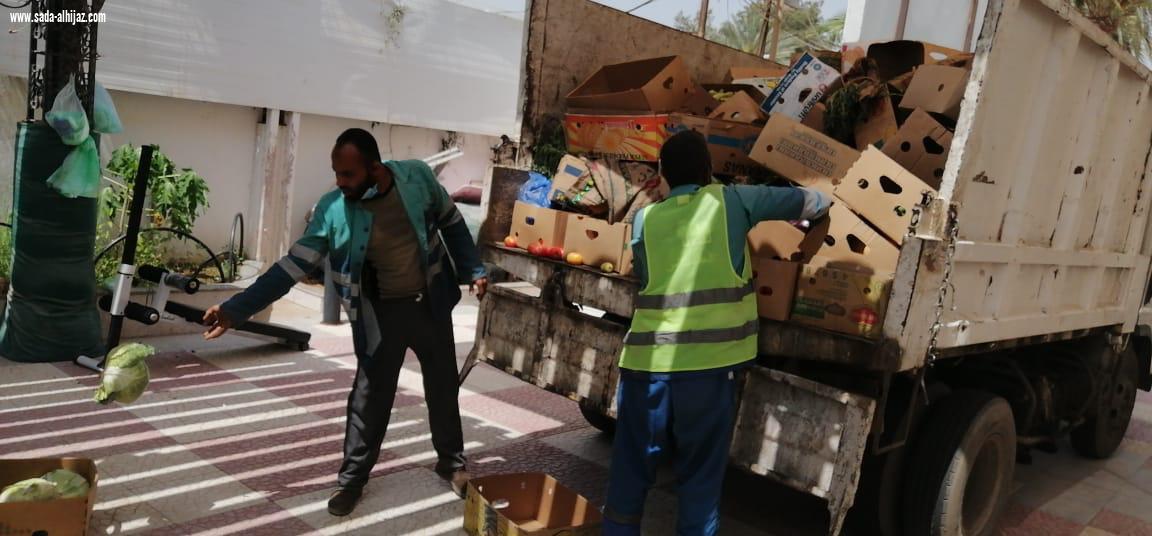 أمانة جدة إغلاق (62) موقعاً ومصادرة (3) طن من الخضروات بنطاق الجنوب ..