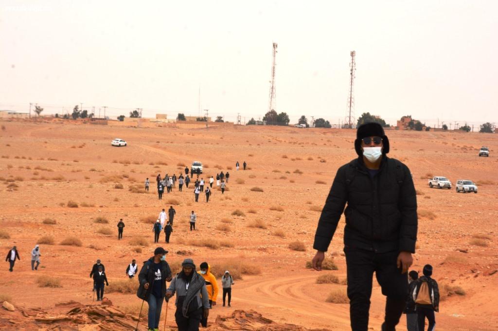 مجلس التنمية السياحية بالجوف ينظم هايكنج الشويحطية