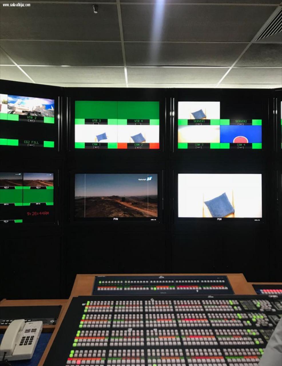 اعلاميات صحيفة صدى الحجاز يزرن مركز تلفزيون المدينة المنورة