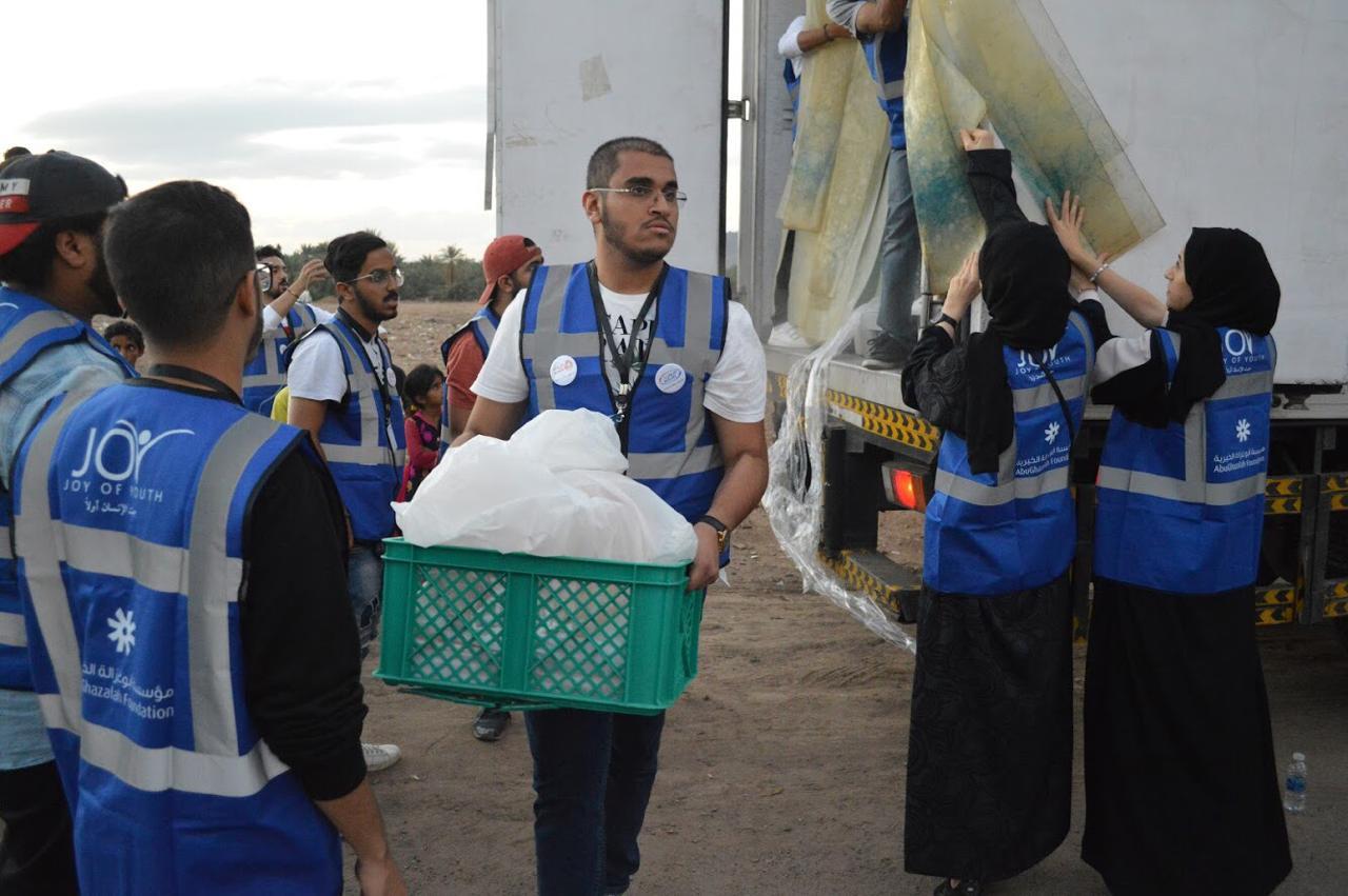 مجموعة حيث الانسان التطوعية تقيم  مبادرة مجتمعية بعنوان عطاءٌ مستمر