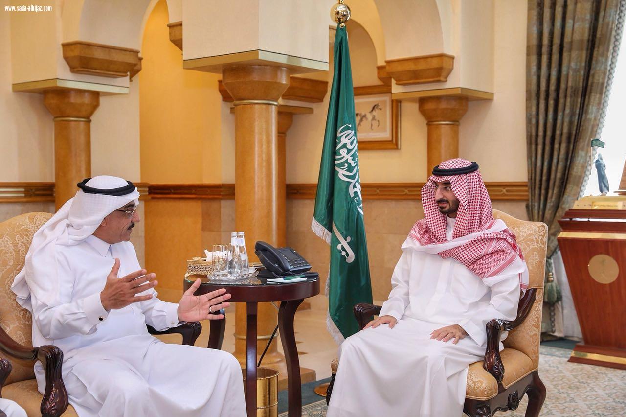مستشار خادم الحرمين الشريفين يستقبل يوم الاثنين في مقر الإمارة رئيس هيئة المساحة الجيولوجية المكلف حديثاً حسين العتيبي