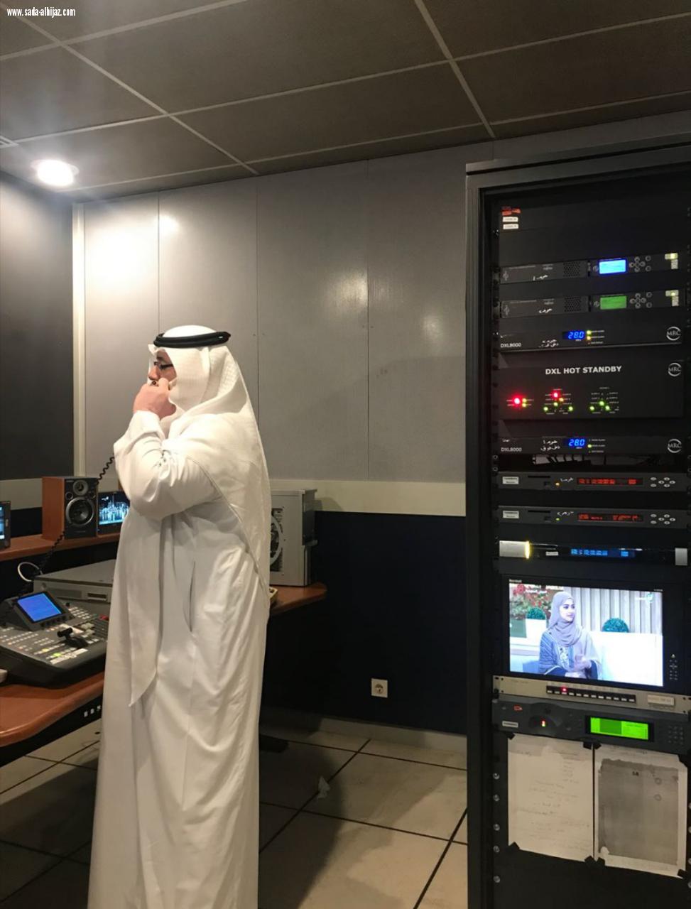 اعلاميات صحيفة صدى الحجاز يزرن مركز تلفزيون المدينة المنورة