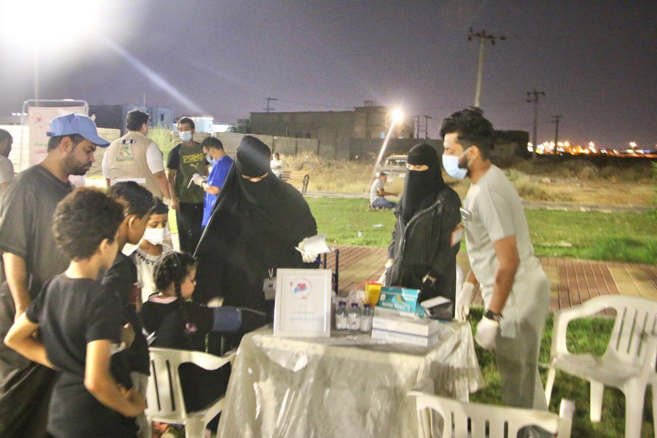 بمناسبة يوم التطوع السعودي والعالمي 2020  فريق مزايا التطوعي ينفذ مبادرة فصيلة دمك شئ يهمك