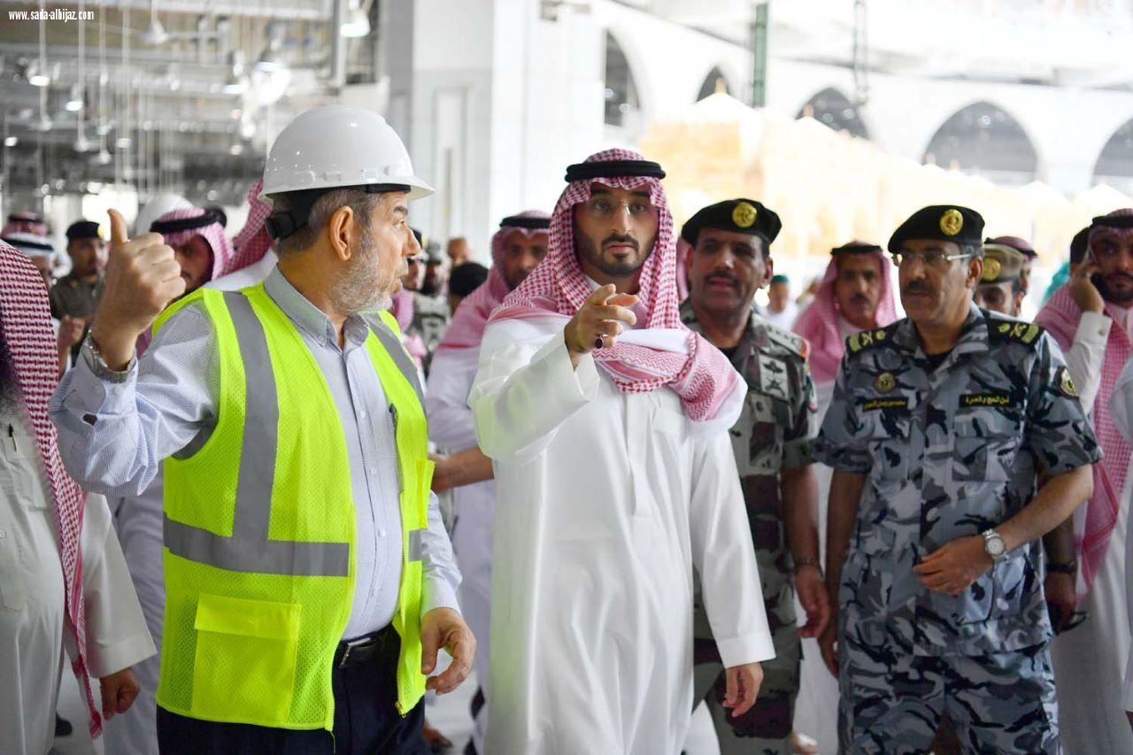 نائب امير مكة يوجه بتشكيل فريق لمعالجة ملاحظات المعتمرين