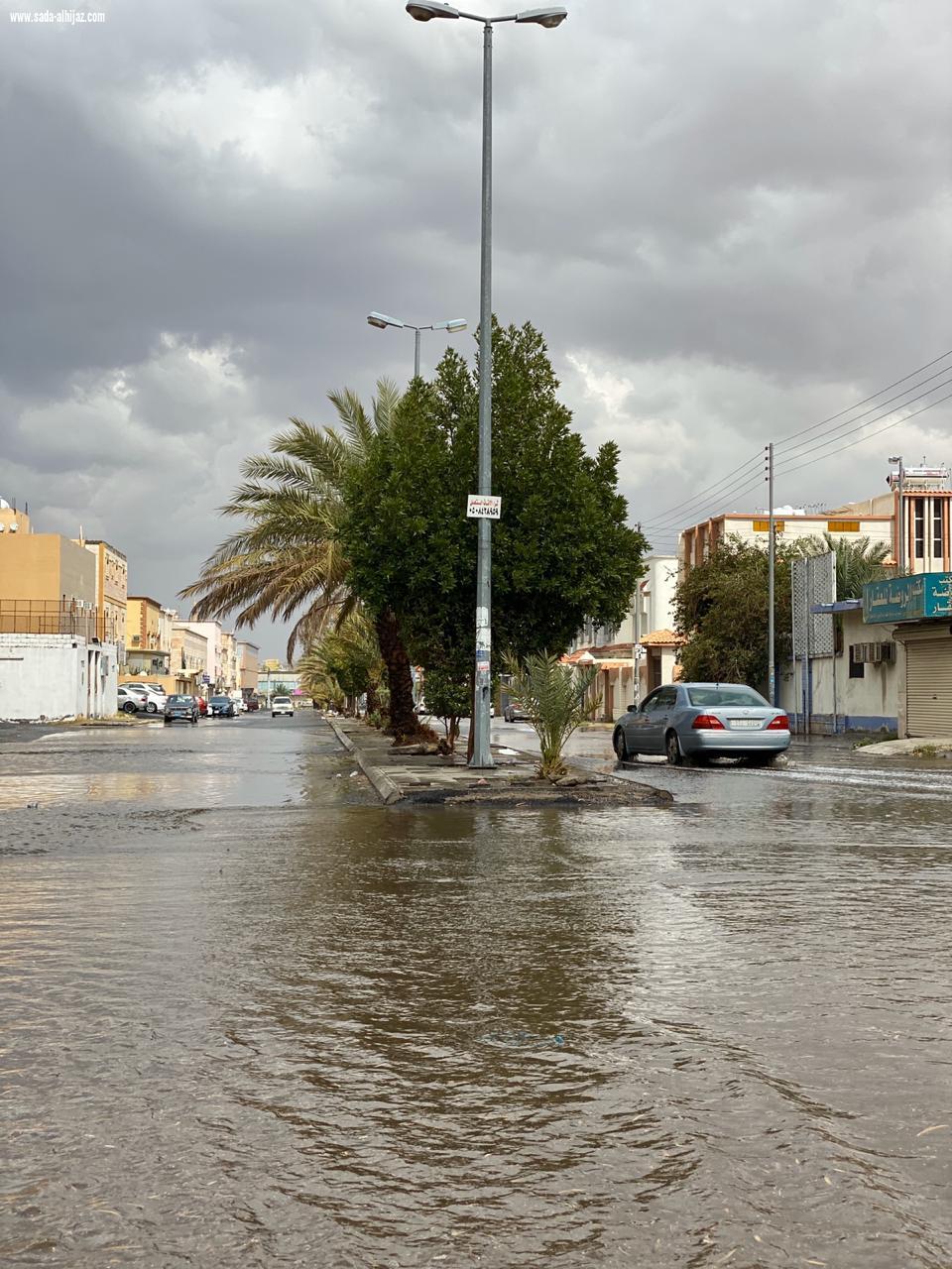 أمطار على محافظة الطائف