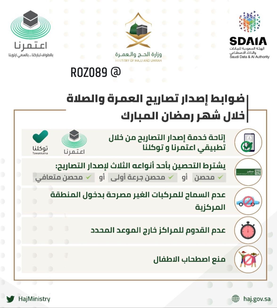 الكشف عن ضوابط وآليات إصدار تصاريح العمرة والصلاة خلال رمضان