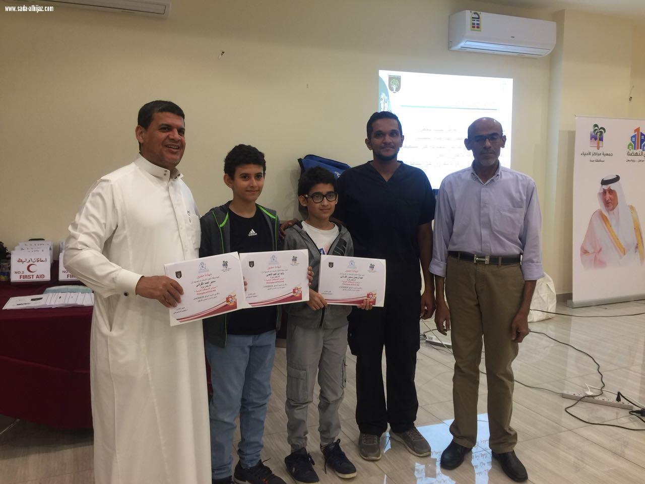 مملكة الاطباء و النبلاء يقيمان دورة مبادئ الاسعافات الاولية كخدمة للمجتمع