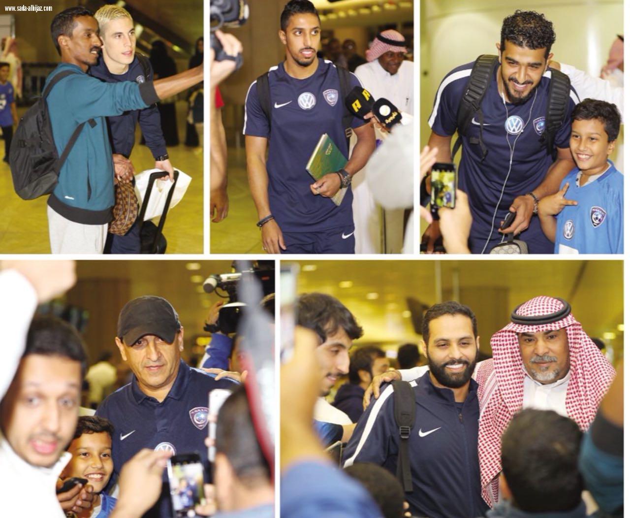 الهلال يصل ويدخل المعسكر الداخلي