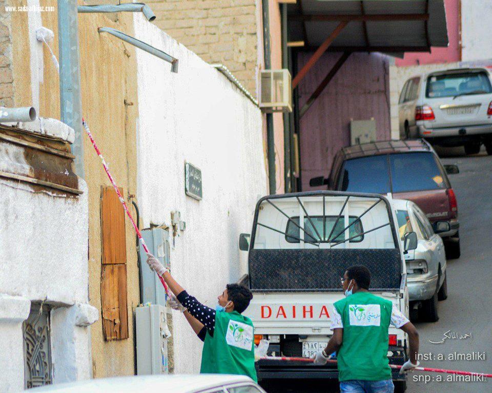 عودة حملة مدينتي أجمل لمواصلة عملها الميداني التطوعي في حي ابن سويلم 