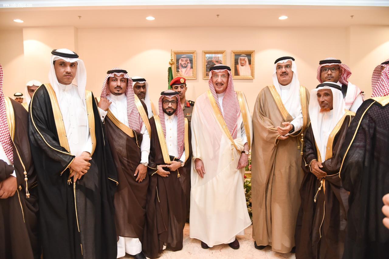 سمو أمير منطقة جازان يستقبل المهنئين بعيد الأضحى المبارك