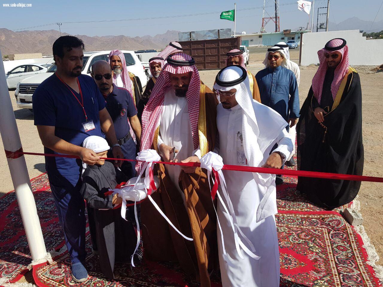 بتوجيهات معالي رئيس الهيئة إفتتاح مركز إسعاف شجوى بمنطقة المدينة المنورة