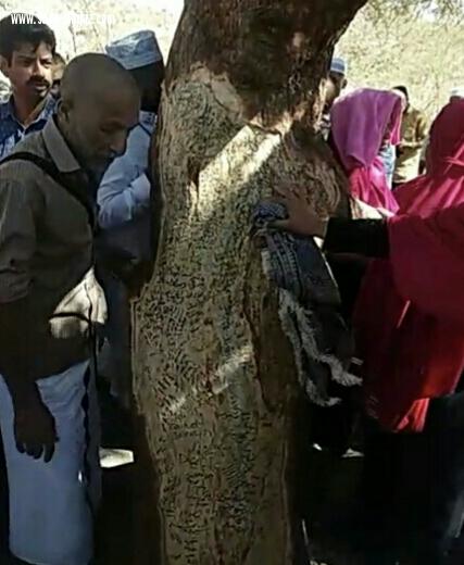 عقب مقطع التبرك بالشرط والحجر شاهد الآليات تدك مواقع  الشركيات ببني السعد  