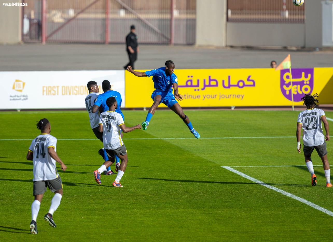 لقاء نيوم والجبيل في الجولة الـ 20 من دوري الدرجة الأولى ينتهي بالتعادل الإيجابي