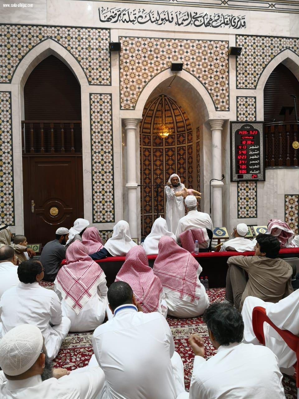 هلال جدة يقيم محاضرة توعوية عن الإسعافات الأولية في مسجد ام الخير بجدة