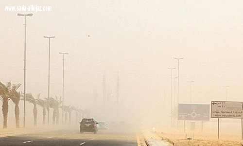 رياح مثيرة للأتربة والغبار.. 