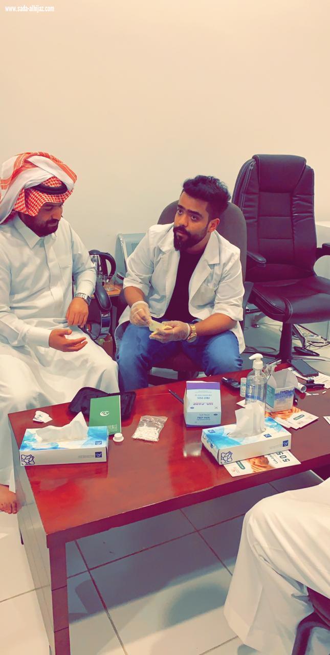 مشاركة فريق امة التطوع الطبي حملة قياس السكر والضغط 