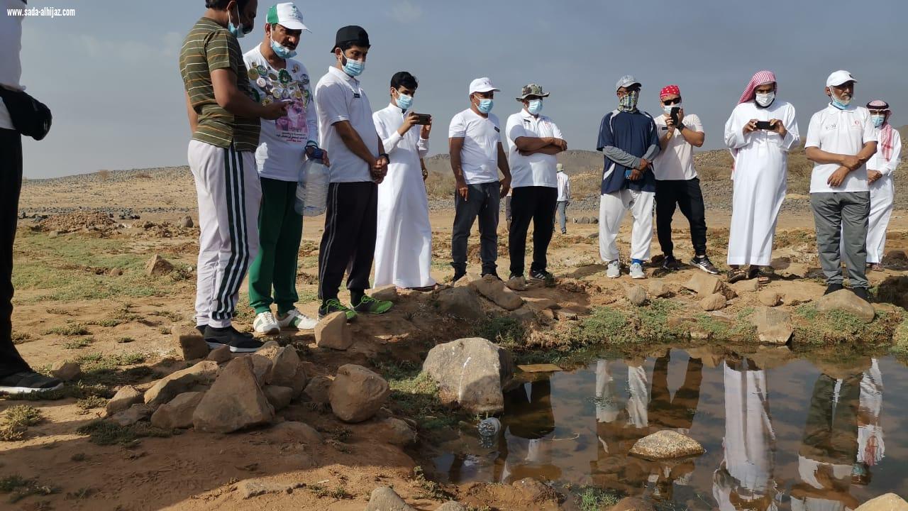 *على طول ٤٠ كلم ولمدة ٥ ساعات  اعضاء الرحلةالعسفانية يقتفون التأريخ والاثار*