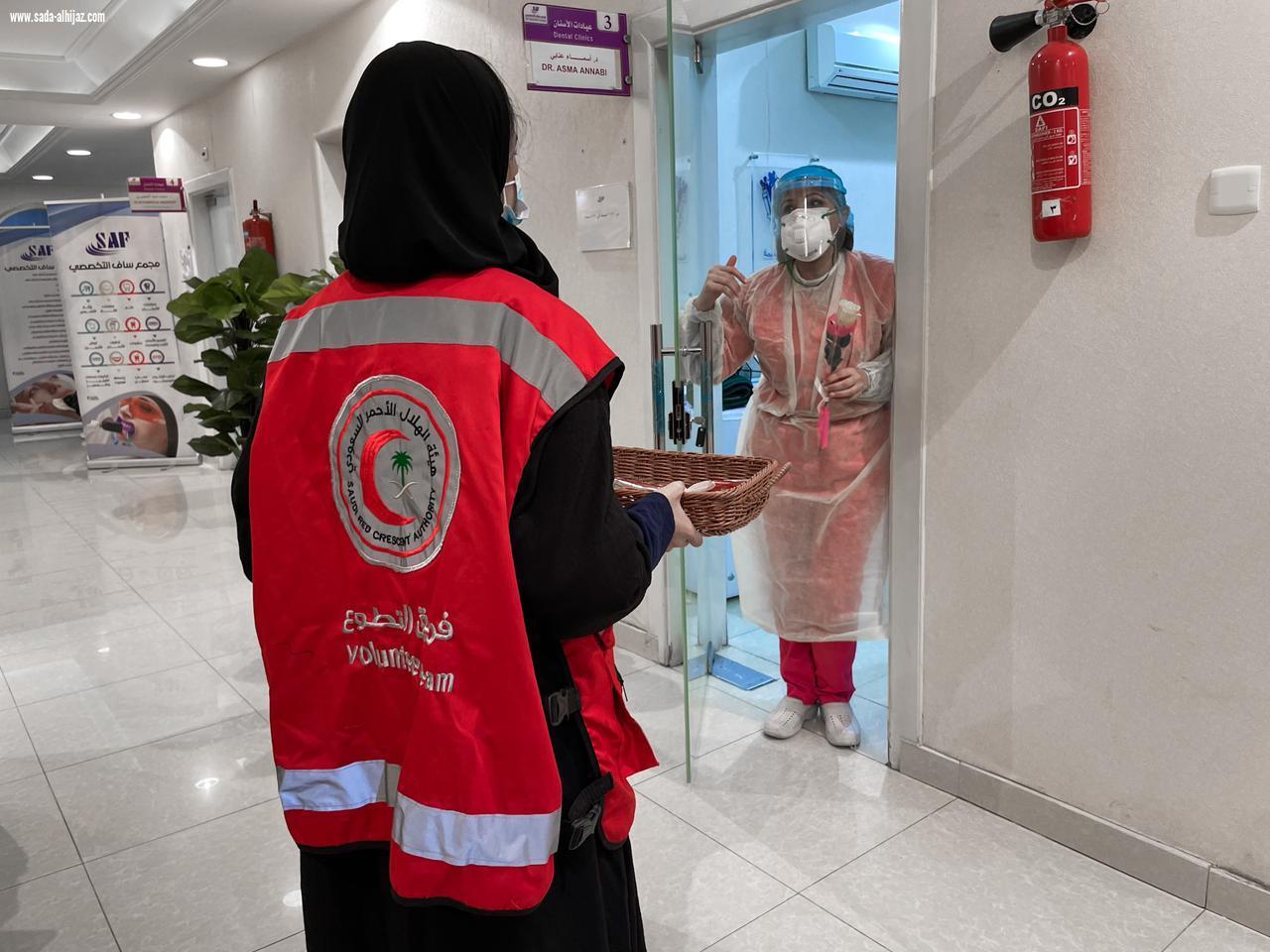 فريق التطوع بمنطقة الباحة ينظم مبادرة عنوانها بروح العطاء نحن بكم نفخر