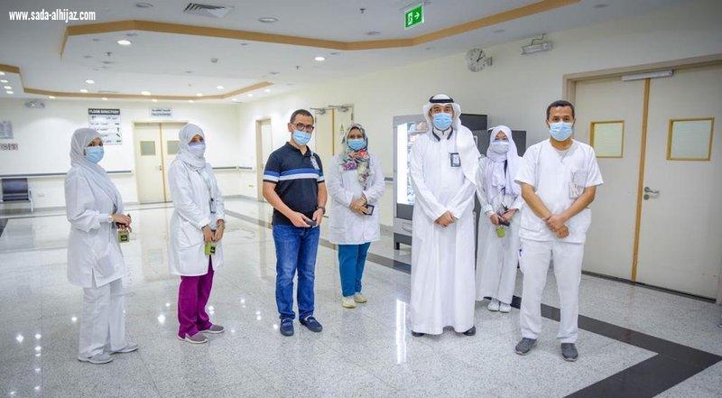 مدير مستشفى الملك عبدالعزيز  يشكر ابطال الصحة 