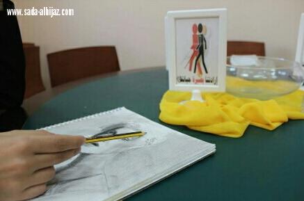 طالبات الإحتياجات الخاصة  بجامعة الطائف  يبدآن فنياً 