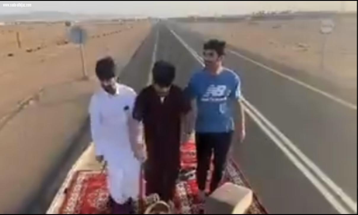 بعد فيديو الرقص على سطح شاحنة.. القبض على 6 سعوديين