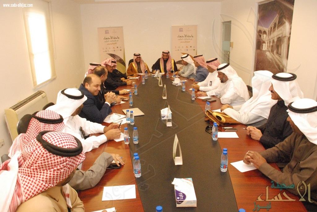 سمو محافظ الأحساء يستقبل معالي رئيس المنظمة العربية للسياحة والوفد المرافق له