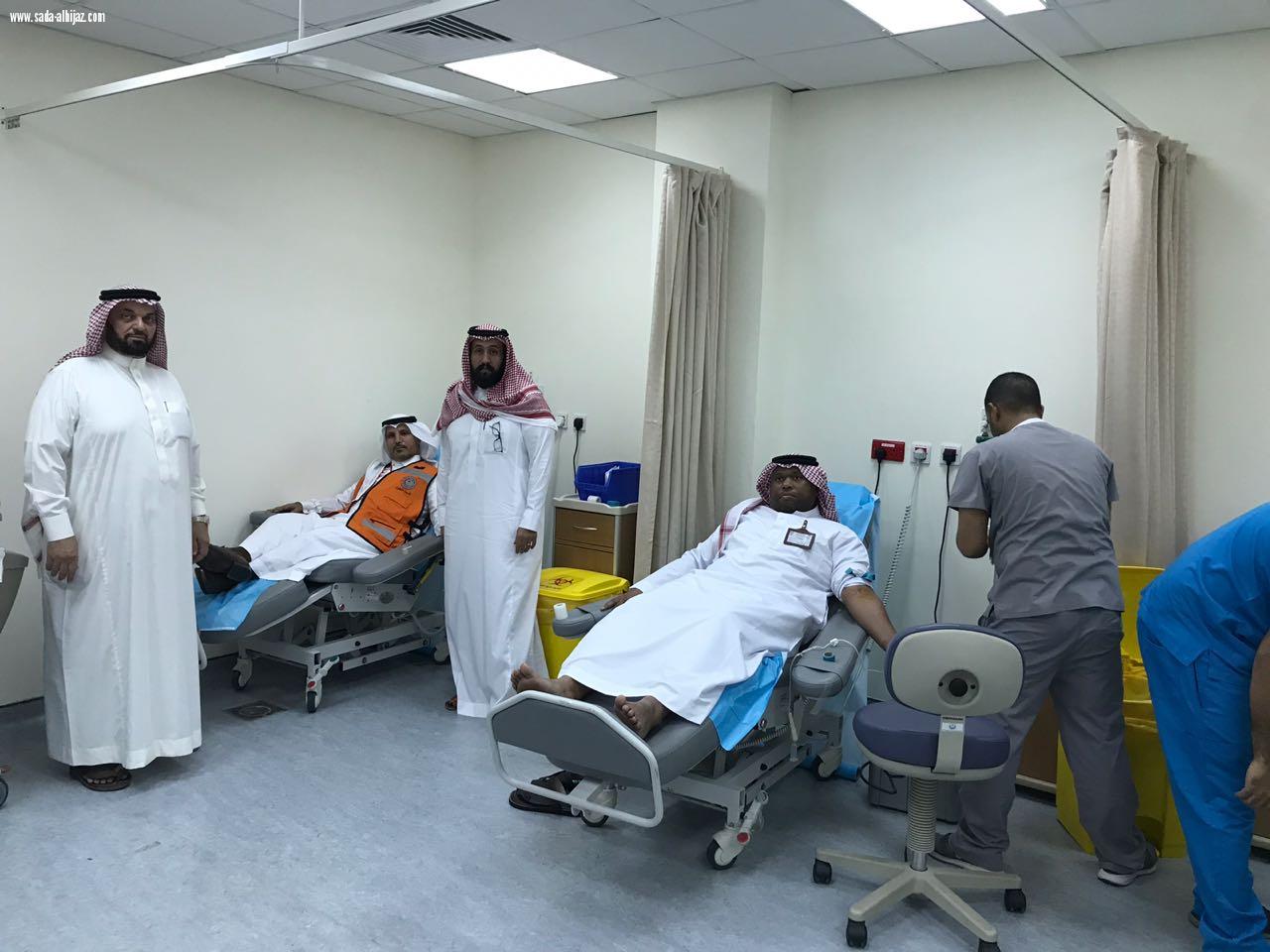 مجمع الملك عبدالله يحتضن حملة تبرع هلال جدة بإحتساب اربع ساعات تطوع للمتبرع