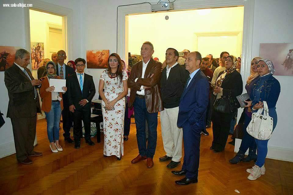 افتتاح وتوثيق (معرض المرماح) الفوتوغرافي بالقاهرة   