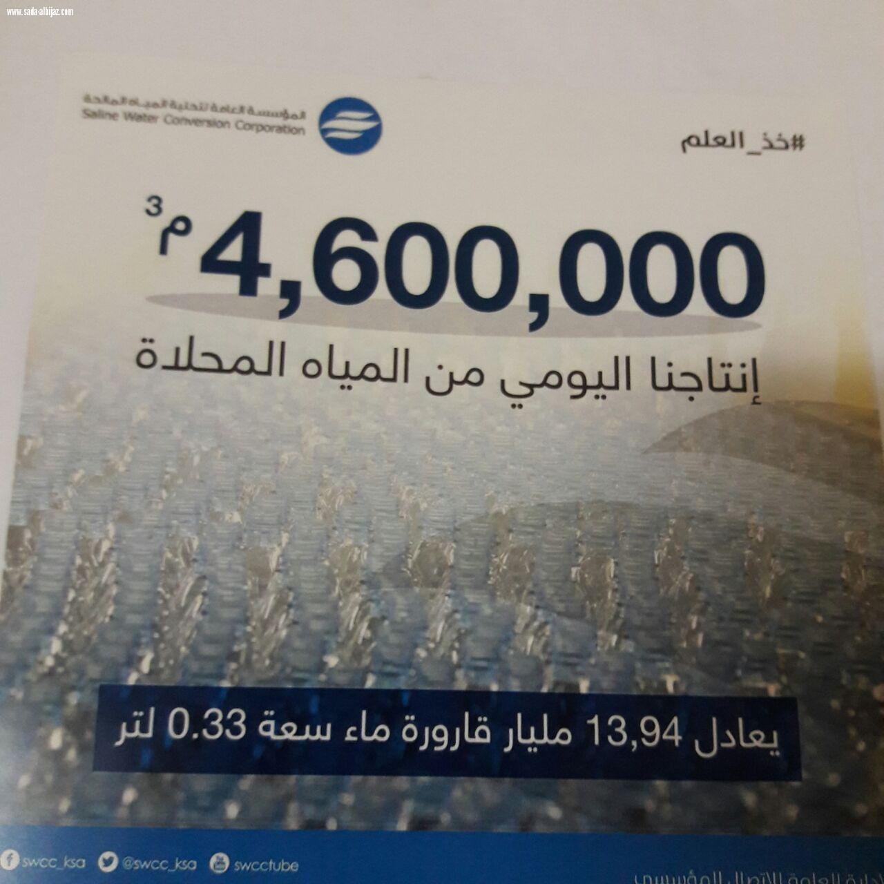 المملكة والأساليب الثورية في تحلية المياه