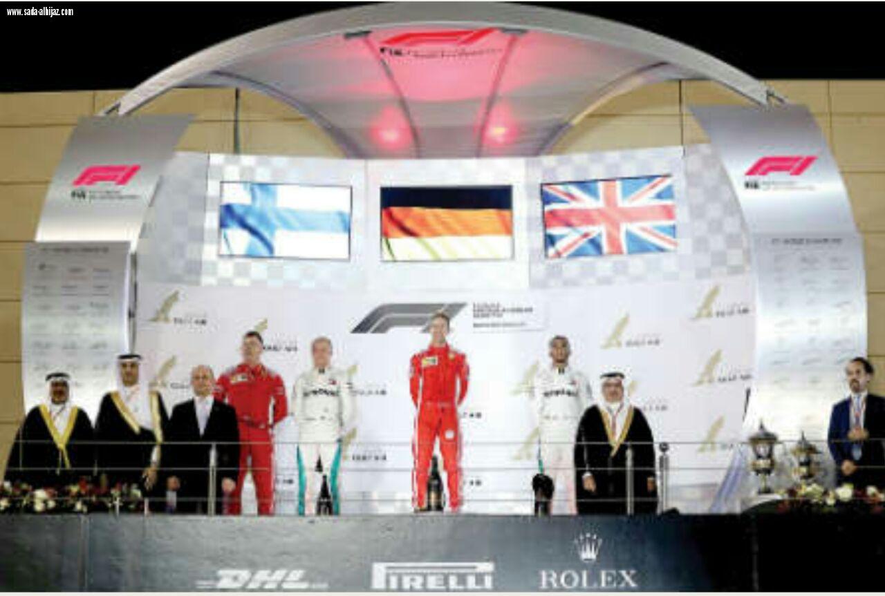 الألماني فيتيل يخطف فوزه الثاني لهذا الموسم بجائزة البحرين البحرين الكبرى2018