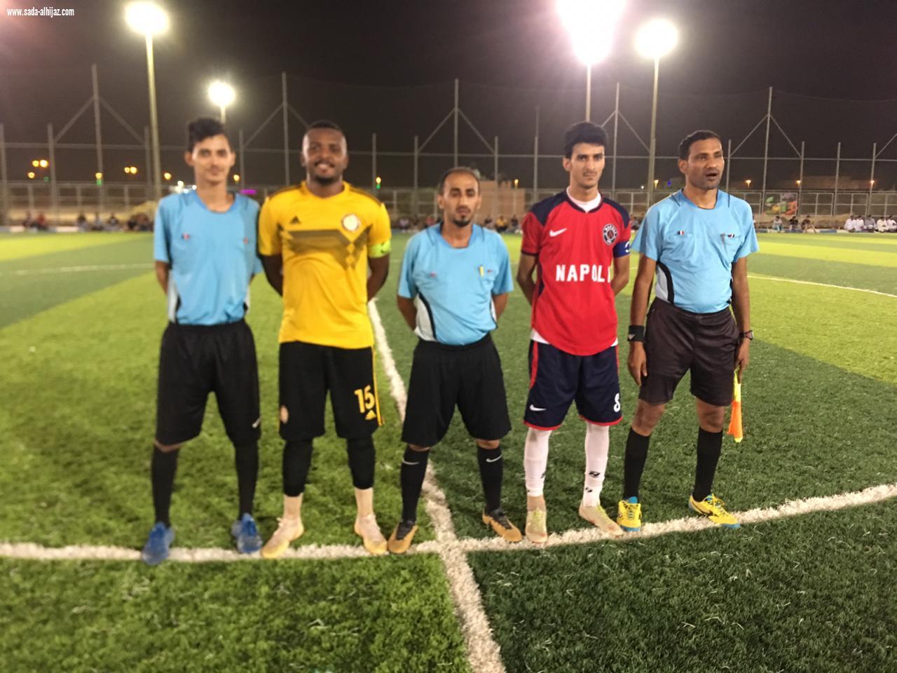 في رابع ايام بطولة الحد الجنوبي الاولى تختتم بتأهل النجامية و نابولي المباركة و عربي المباركة  الى دور ١٦