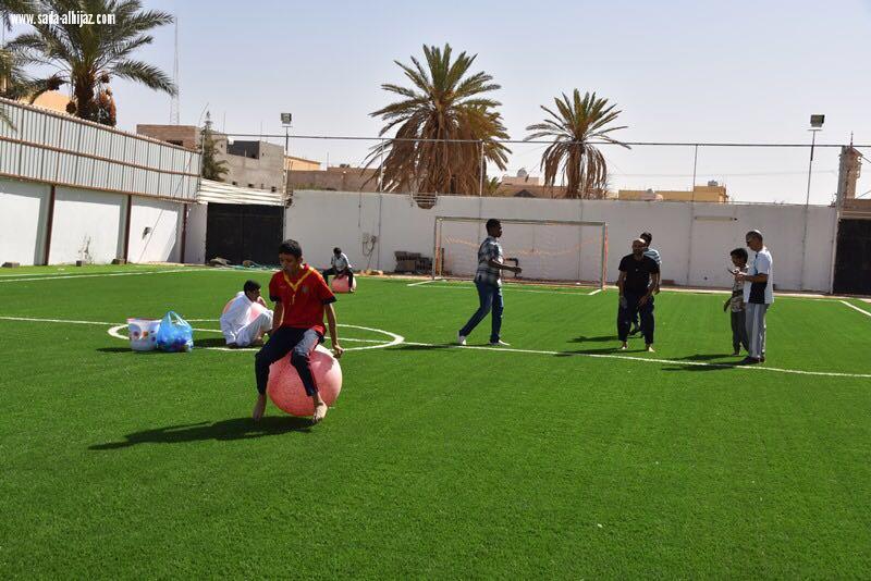 مدرسة الإمام عاصم في ضيافة نادي الجوف