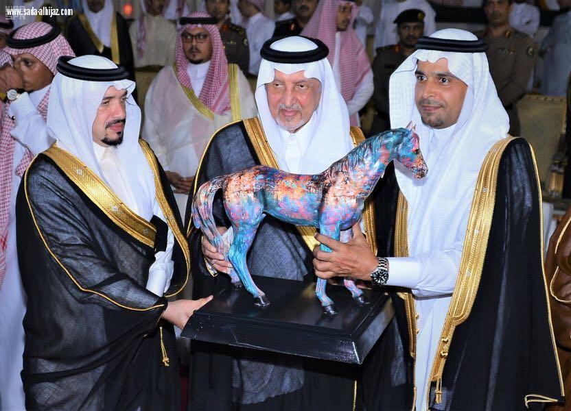 خالد الفيصل يتوج الفائزين في بطولة مكة لجمال الجواد العربي