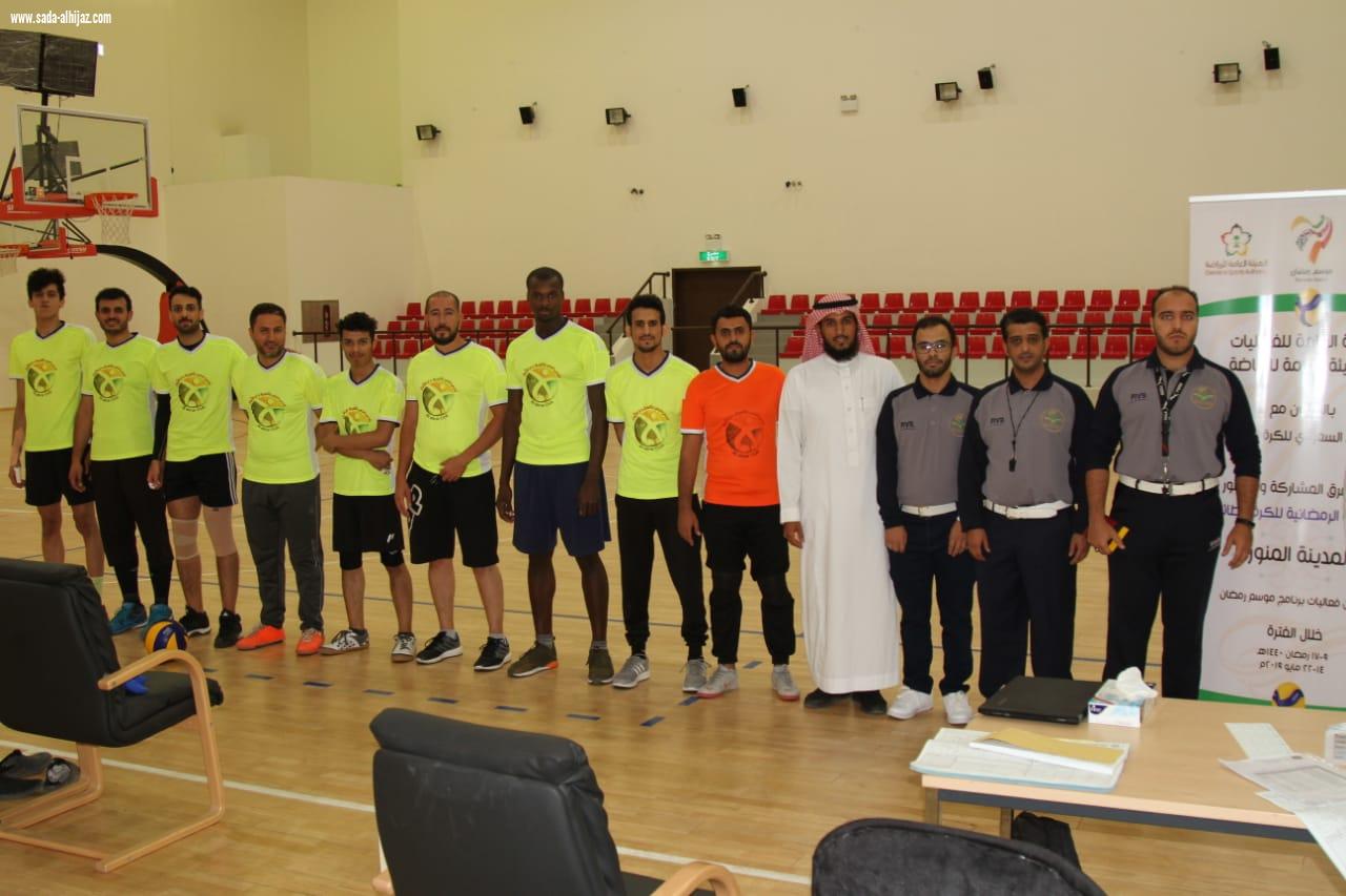 تحت رعاية  الهيئة العامة للرياضة ممثلة بالاتحاد السعودي لكرة الطائرة تقام البطولة الرمضانية التنشيطية بمنطقة المدينة المنورة