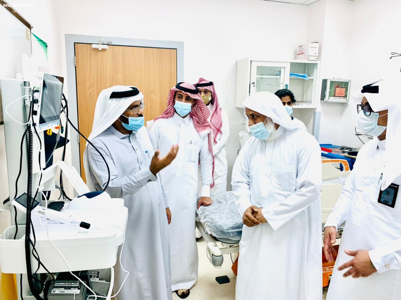 مدير مستشفى العارضه العام يستقبل مدير فرع وزارة المياه ورئيس مجلس ادارة جمعية البرالخيرية بالعارضة