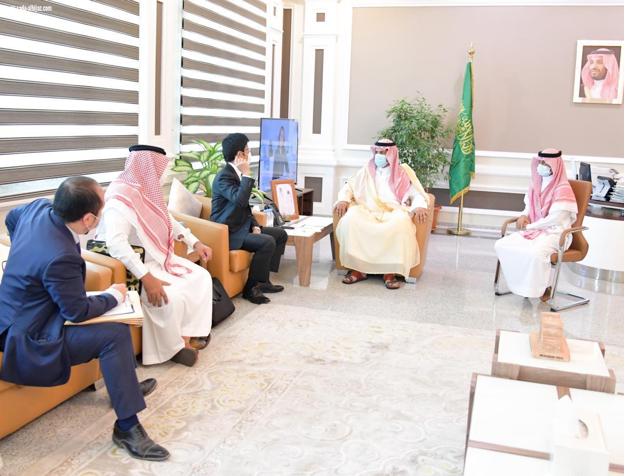 وكيل إمارة جازان يستقبل معالي نائب رئيس بعثة سفارة اليابان لدى المملكة 