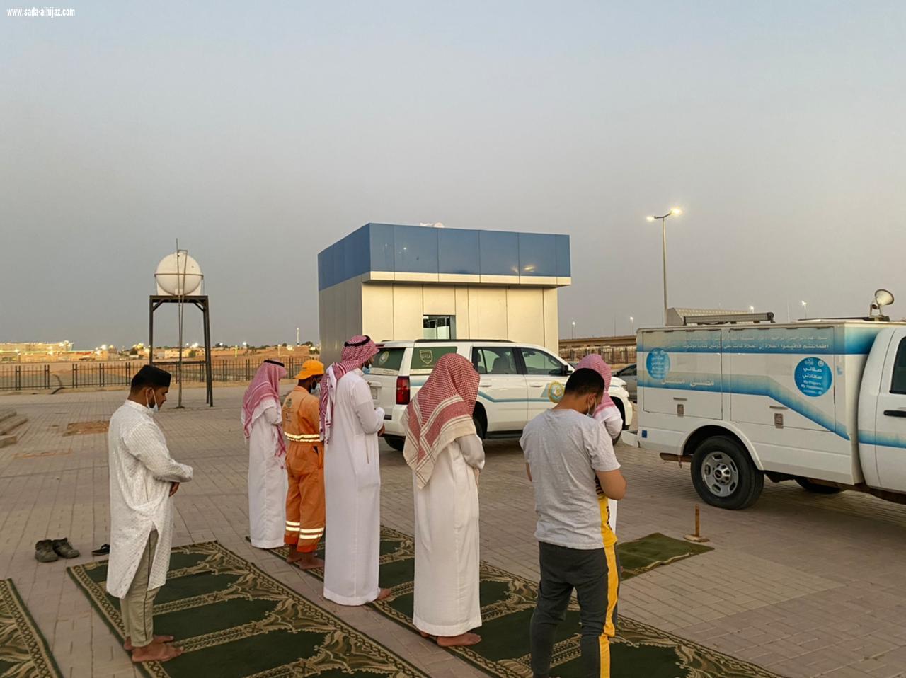 فرع هيئة الأمر بالمعروف الشمالية يفعّل المصلى المتنقل