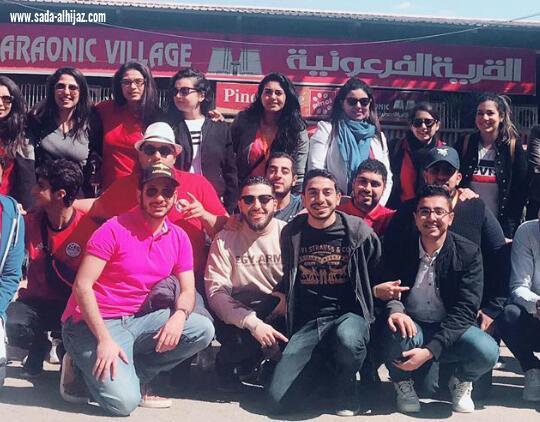 القرية الفرعونية تستضيف وفد شبابي من أبناء المصريين المقيمين بفرنسا